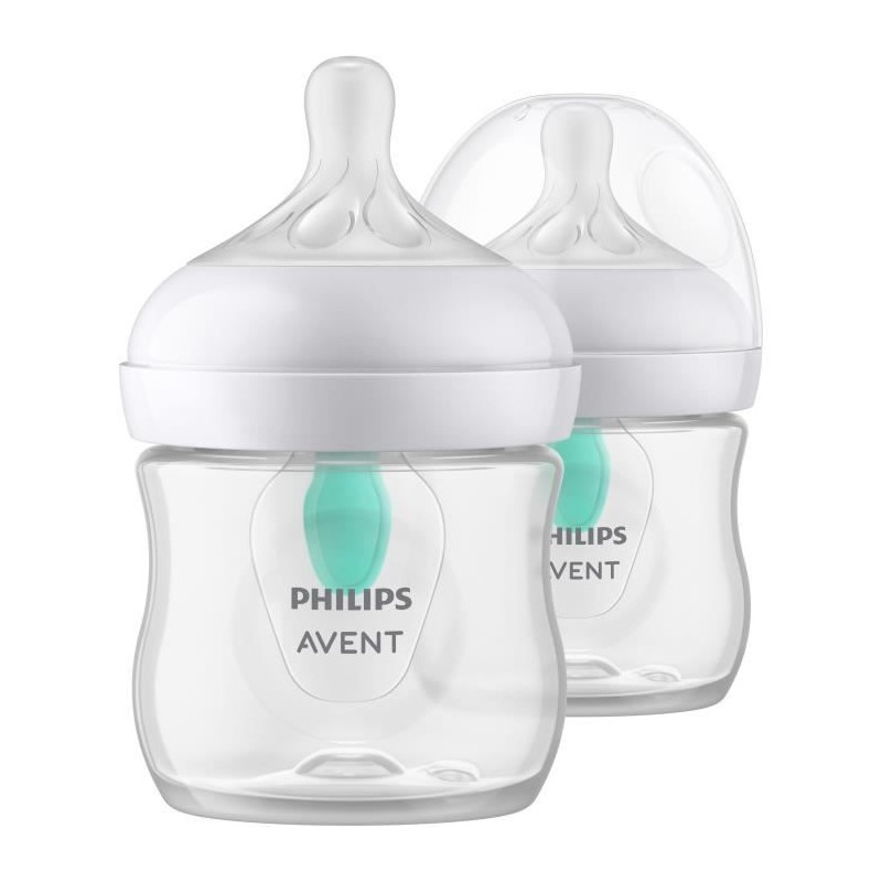 Lot de 2 biberons - PHILIPS AVENT- Natural 3.0 - Anti-colique - 125 ml Lot de 2 biberons - PHILIPS AVENT- Natural 3.0 - Anti-colique - 125 ml
