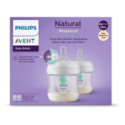 Lot de 2 biberons - PHILIPS AVENT- Natural 3.0 - Anti-colique - 125 ml