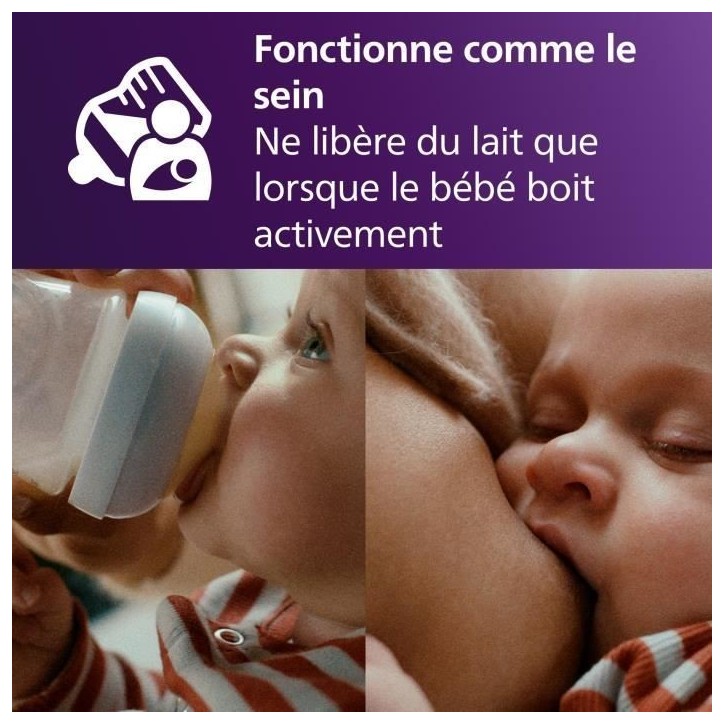 Kit nouveau-né - PHILIPS AVENT - Natural 3.0 AirFree - 2 Biberons 125ml + 2 Biberons 260ml + Sucettes Ultra Douce 0-6M Kit nouveau-né - PHILIPS AVENT - Natural 3.0 AirFree - 2 Biberons 125ml + 2 Biberons 260ml + Sucettes Ultra Douce 0-6M
