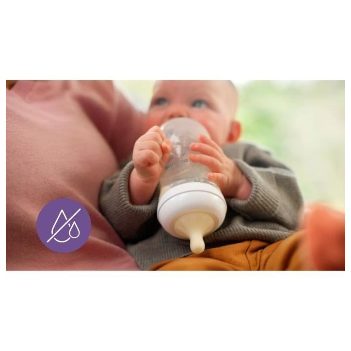 Kit nouveau-né - PHILIPS AVENT - Natural 3.0 - 2 Biberons 125ml + 2 Biberons 260ml + Sucette Ultra Douce 0-6M + Goupillon Kit nouveau-né - PHILIPS AVENT - Natural 3.0 - 2 Biberons 125ml + 2 Biberons 260ml + Sucette Ultra Douce 0-6M + Goupillon