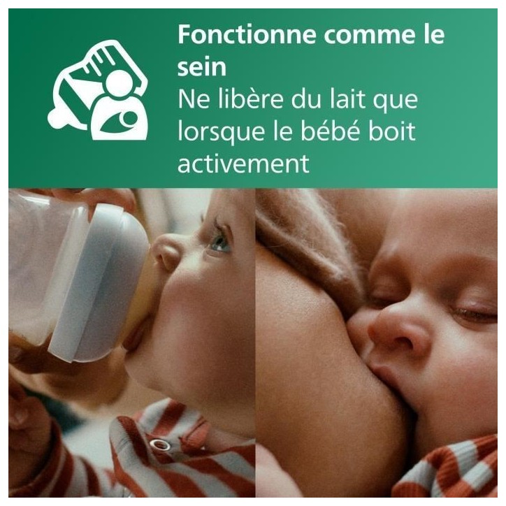 Kit nouveau-né - PHILIPS AVENT - Natural Verre 3.0 - Biberon Verre 120ml + 2 Biberons 240ml + Sucettes Ultra Douce 0-6M Kit nouveau-né - PHILIPS AVENT - Natural Verre 3.0 - Biberon Verre 120ml + 2 Biberons 240ml + Sucettes Ultra Douce 0-6M