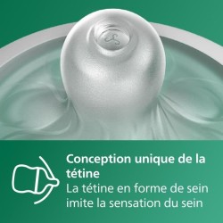 Kit nouveau-né - PHILIPS AVENT - Natural Verre 3.0 - Biberon Verre 12