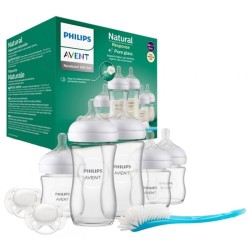Kit nouveau-né - PHILIPS AVENT - Natural Verre 3.0 - 3 Biberons 120ml