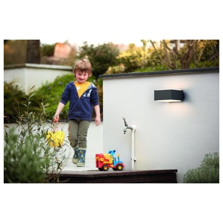 Applique murale Philips myGarden Hedgehog - Anthracite - 1x42W - LED - Extérieur Applique murale Philips myGarden Hedgehog - Anthracite - 1x42W - LED - Extérieur