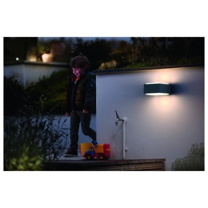 Applique murale Philips myGarden Hedgehog - Anthracite - 1x42W - LED - Extérieur Applique murale Philips myGarden Hedgehog - Anthracite - 1x42W - LED - Extérieur