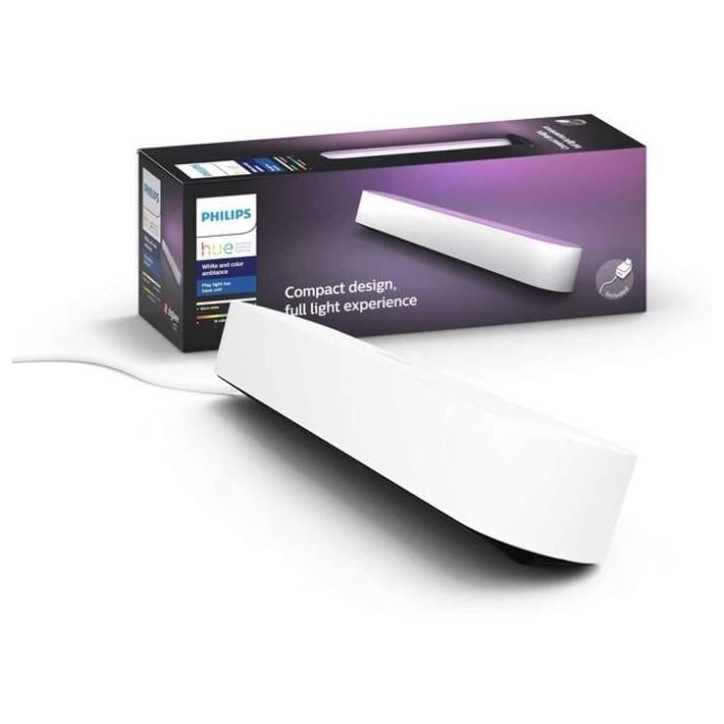 Lampe connectée Philips Hue Hue Play Pack x1 - Blanc Lampe connectée Philips Hue Hue Play Pack x1 - Blanc