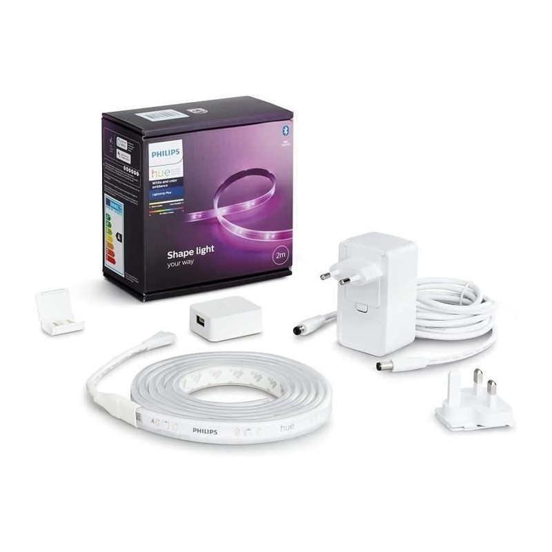 Hue Ambiance White & Color - PHILIPS - Indoor LightStrips Plus - 2 m - Hue Ambiance White & Color - PHILIPS - Indoor LightStrips Plus - 2 m -