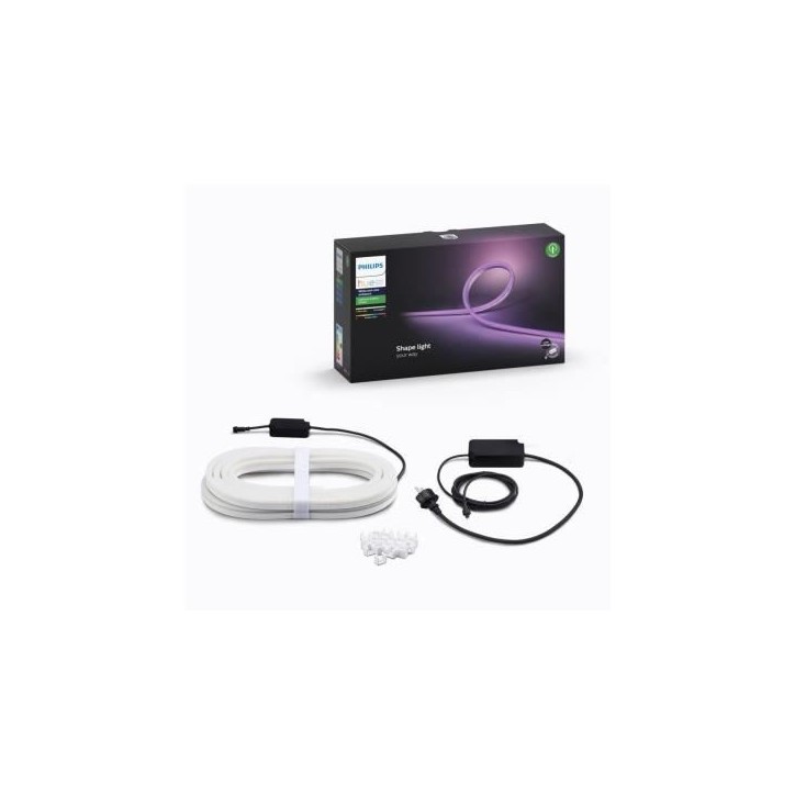 Ruban lumineux connecté Philips Hue White Outdoor Lightstrip - 5 m pour éclairage extérieur Ruban lumineux connecté Philips Hue White Outdoor Lightstrip - 5 m pour éclairage extérieur