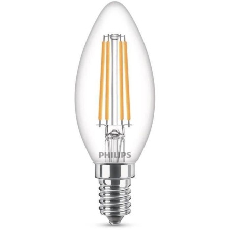 Ampoule LED Philips Equivalent 60W E14 Blanc chaud Non dimmable - Verre