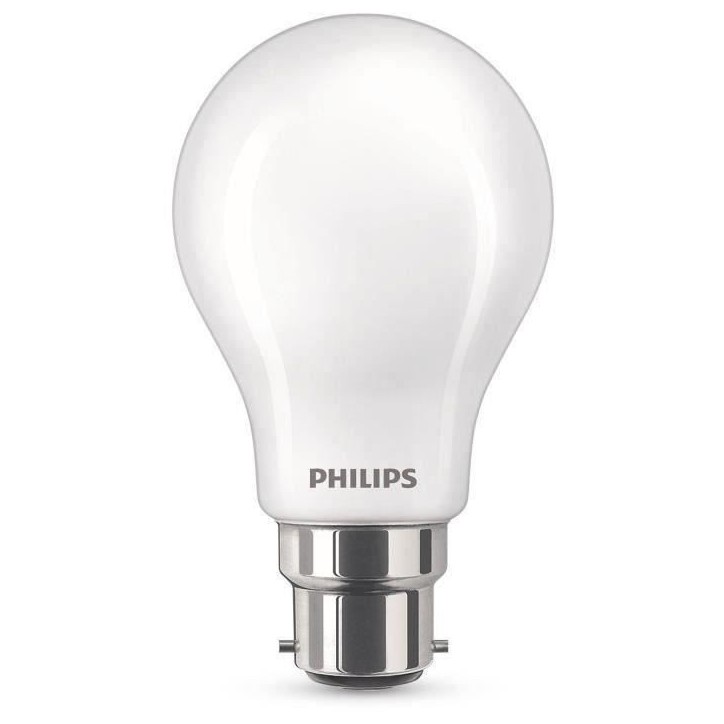 Philips ampoule LED Equivalent 40W B22 Blanc chaud non dimmable, verre Philips ampoule LED Equivalent 40W B22 Blanc chaud non dimmable, verre