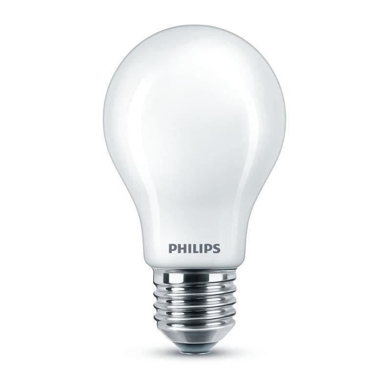 Ampoule standard LED PHILIPS Non dimmable - Verre dépoli - E27 - 40W Ampoule standard LED PHILIPS Non dimmable - Verre dépoli - E27 - 40W