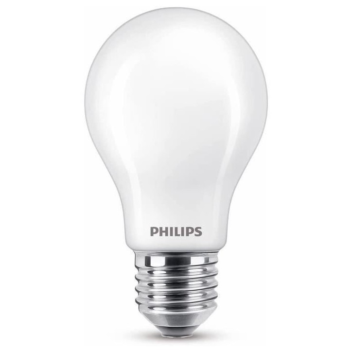 Ampoules LED Philips - Pack de 3 - 60W - Blanc chaud Ampoules LED Philips - Pack de 3 - 60W - Blanc chaud