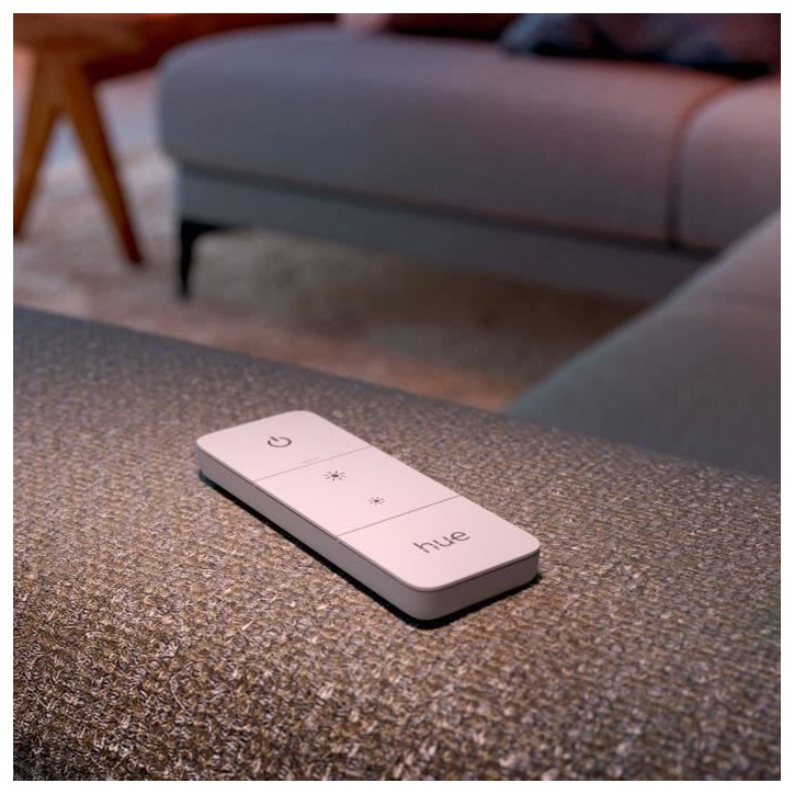 Accessoire pour lampe connectée Philips Hue Hue Dim Switch Télécommande nomade variateur de lumiere Accessoire pour lampe connectée Philips Hue Hue Dim Switch Télécommande nomade variateur de lumiere
