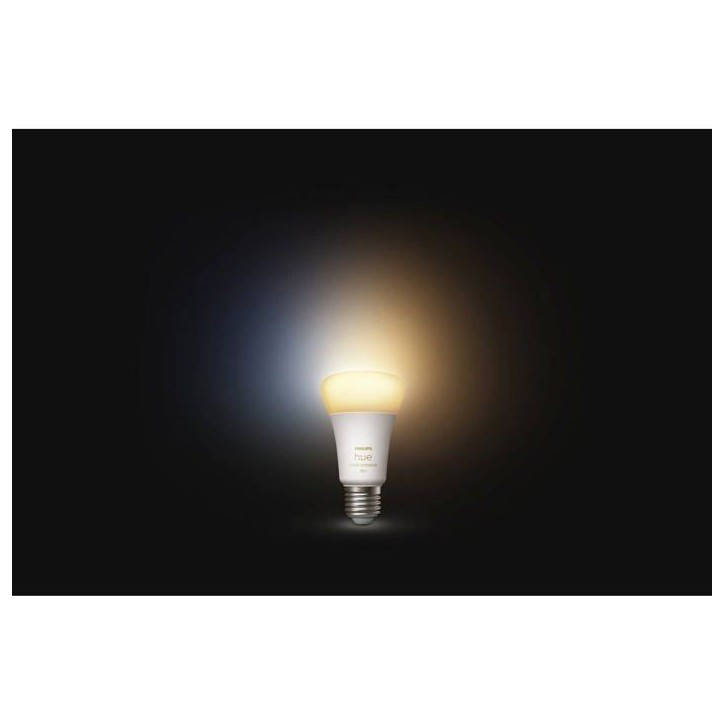 Philips Hue White Ambiance, ampoule LED connectée E27, Equivalent 100W, 1600 lumen, compatible Bluetooth Philips Hue White Ambiance, ampoule LED connectée E27, Equivalent 100W, 1600 lumen, compatible Bluetooth