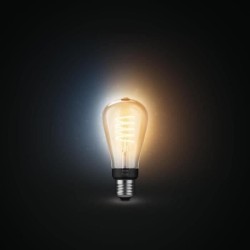 Philips Hue White Ambiance, ampoule LED connectée E27 Filament ST64,