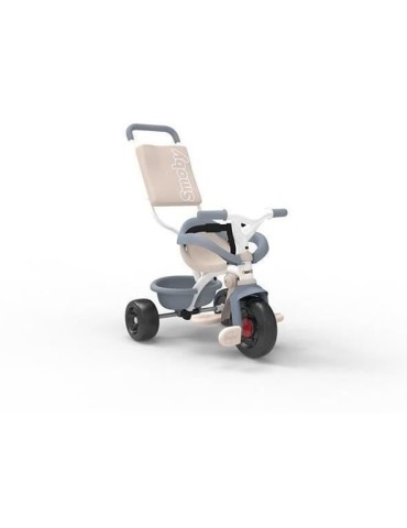 SMOBY - Tricycle évolutif pour bébé Be Fun Confort - Structure métal - Bleu
