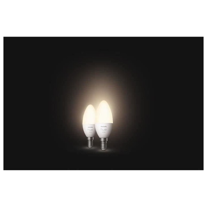 Ampoules connectées Philips Hue HW 5.5W E14 x2