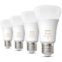 Philips Hue White Ambiance, ampoule LED connectée E27, équivalent 60