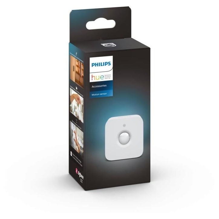 Détecteur de mouvement PHILIPS Hue Motion Sensor - Compatible Alexa - Intérieur - 120° - Objet connecté Détecteur de mouvement PHILIPS Hue Motion Sensor - Compatible Alexa - Intérieur - 120° - Objet connecté