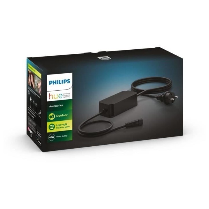 Philips Hue Outdoor Câble Alimentation 40W Philips Hue Outdoor Câble Alimentation 40W