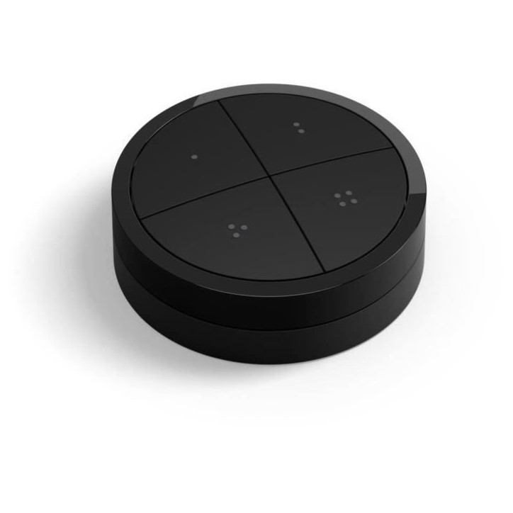 Télécommande Philips Hue Tap Dial Switch - Noir - Contrôle multi-pieces - Compatible Alexa - Intérieur - Pile Télécommande Philips Hue Tap Dial Switch - Noir - Contrôle multi-pieces - Compatible Alexa - Intérieur - Pile