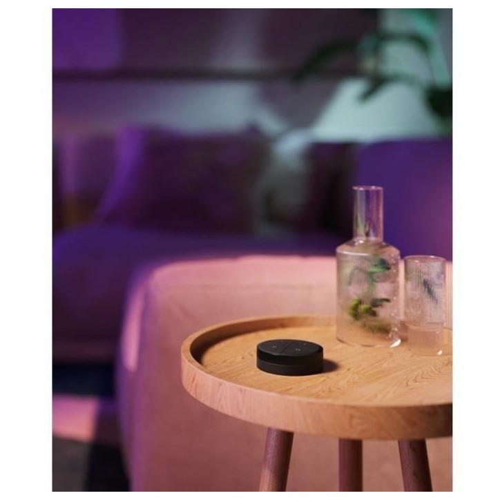 Télécommande Philips Hue Tap Dial Switch - Noir - Contrôle multi-pieces - Compatible Alexa - Intérieur - Pile Télécommande Philips Hue Tap Dial Switch - Noir - Contrôle multi-pieces - Compatible Alexa - Intérieur - Pile