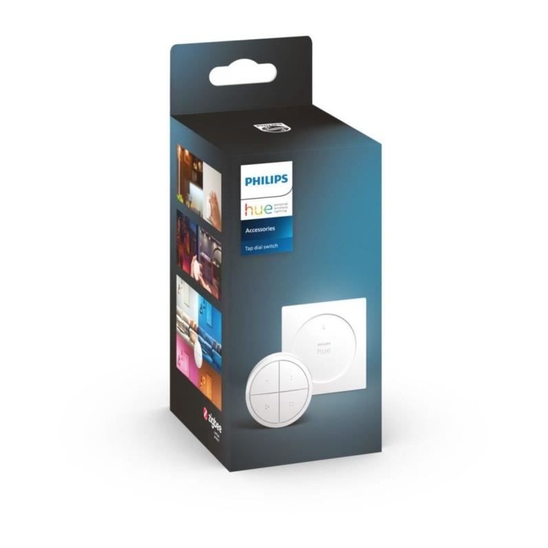 Télécommande Tap Dial Switch - PHILIPS HUE - Blanc - Contrôle plusi Télécommande Tap Dial Switch - PHILIPS HUE - Blanc - Contrôle plusi