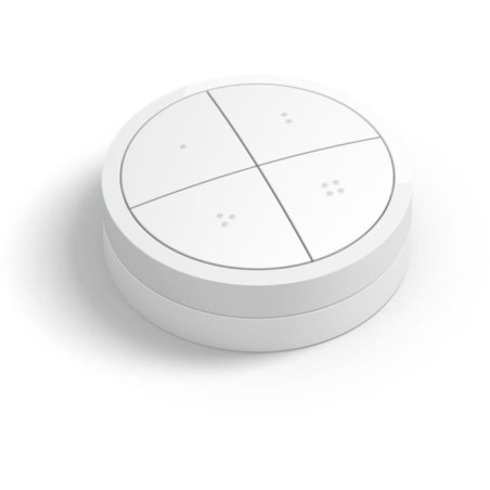 Télécommande Tap Dial Switch - PHILIPS HUE - Blanc - Contrôle plusieurs pieces - Compatible Alexa - Intérieur