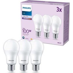 Ampoule LED - PHILIPS - 100 W - A67 E27 - Blanc froid - Non dimmable x