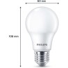 Ampoule LED - PHILIPS - 60 W - E27 - Blanc chaud - Dépolie - Non-Dimm