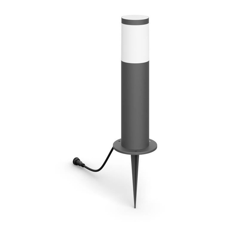 Borne extérieure PHILIPS Utrecht, basse tension 6W, 2700K - Anthracit Borne extérieure PHILIPS Utrecht, basse tension 6W, 2700K - Anthracit