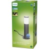 Borne extérieure PHILIPS Utrecht, basse tension 6W, 2700K - Anthracit
