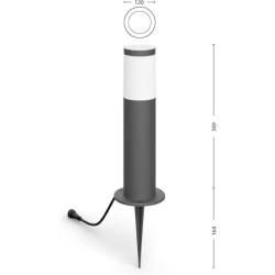 Pack de 3 bornes extérieures PHILIPS Garden Link - Basse tension - 24