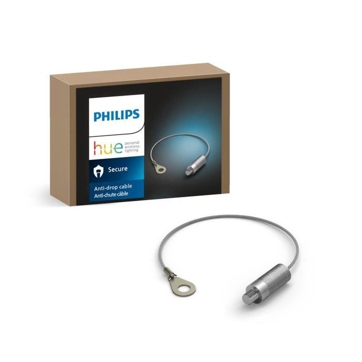 Câble anti-chute pour caméra - Philips Hue - Hue Secure Câble anti-chute pour caméra - Philips Hue - Hue Secure