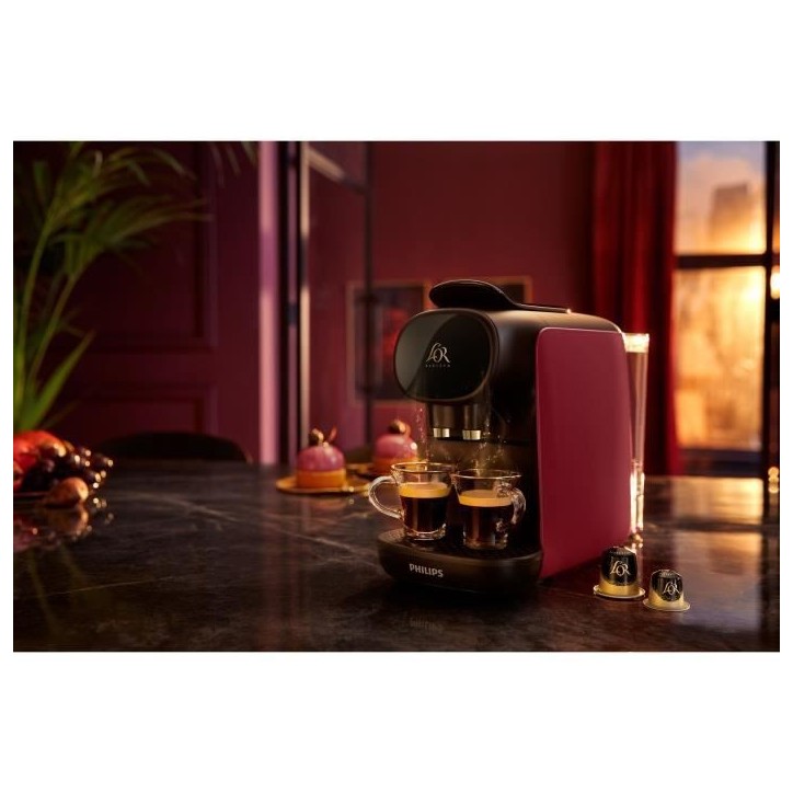 Cafetiere a dosette - PHILIPS - LM9012/50 - L'Or Sublime - Rouge