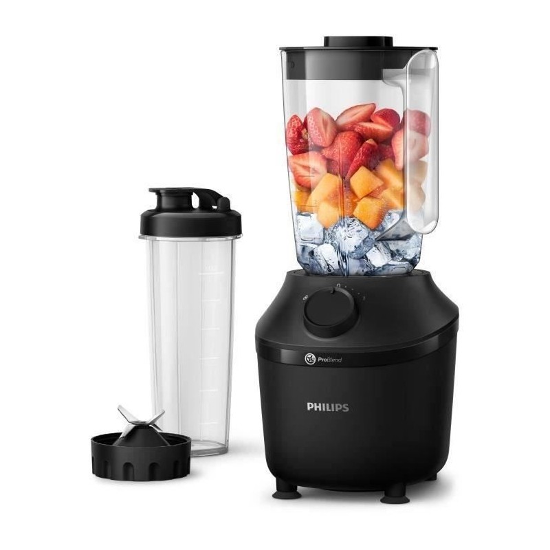 Blender - PHILIPS - Daily HR2041/41 - 4 lames ProBlend 4 – Capacité Blender - PHILIPS - Daily HR2041/41 - 4 lames ProBlend 4 – Capacité