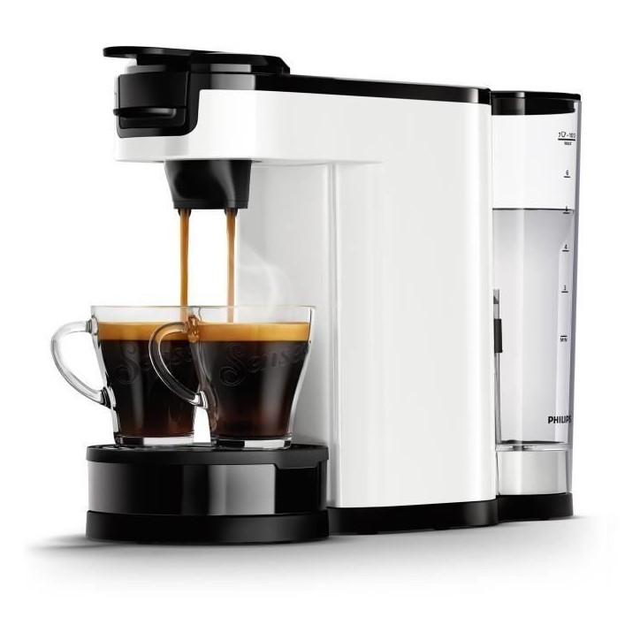 Machine a café 2 en 1 SENSEO Switch Philips HD6592/05, 2 en 1 avec filtre et dosette, Verseuse isotherme, Crema plus Machine a café 2 en 1 SENSEO Switch Philips HD6592/05, 2 en 1 avec filtre et dosette, Verseuse isotherme, Crema plus