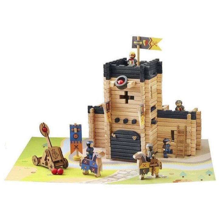 Château Fort et Catapulte - Jeu de construction - JEUJURA - 270 pieces