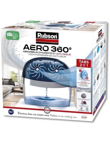 Absorbeur d'humidité AERO 360° 40m² - RUBSON
