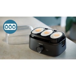 Cuiseur a oeufs PHILIPS - HD9137/90 - Capacité 6 oeufs - Bol gradué