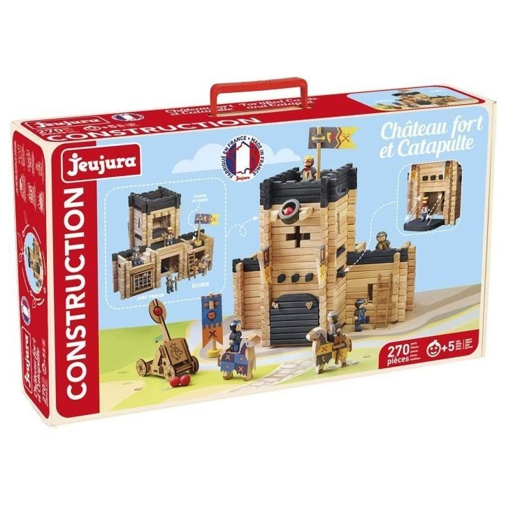Château Fort et Catapulte - Jeu de construction - JEUJURA - 270 pieces