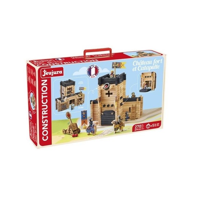 Château Fort et Catapulte - Jeu de construction - JEUJURA - 270 pieces