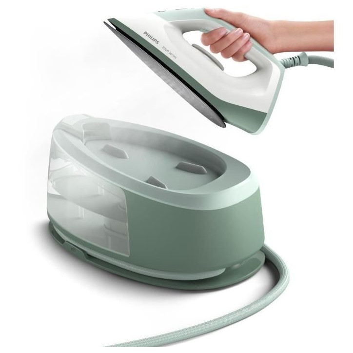Centrale Vapeur PHILIPS PSG3010/70 - Compact et pratique - Réservoir d'eau 1,2L - Effet pressing - Systeme anticalcaire intelli
