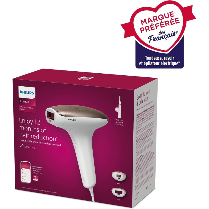 PHILIPS BRI921/00 - Epilateur a lumiere pulsée - Lumea Advanced - Embout corps 4 cm² - Embout précision 2 cm² PHILIPS BRI921/00 - Epilateur a lumiere pulsée - Lumea Advanced - Embout corps 4 cm² - Embout précision 2 cm²