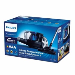 Aspirateur traineau sans sac - PHILIPS FC9331/09 - 900 W - 1,5 L - Noi