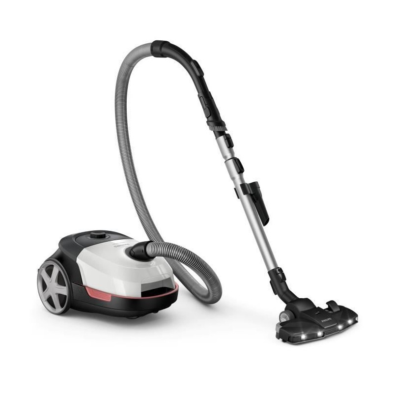 Aspirateur traineau avec sac - PHILIPS XD6122/12 - 900 W - 4 L - Blanc Aspirateur traineau avec sac - PHILIPS XD6122/12 - 900 W - 4 L - Blanc