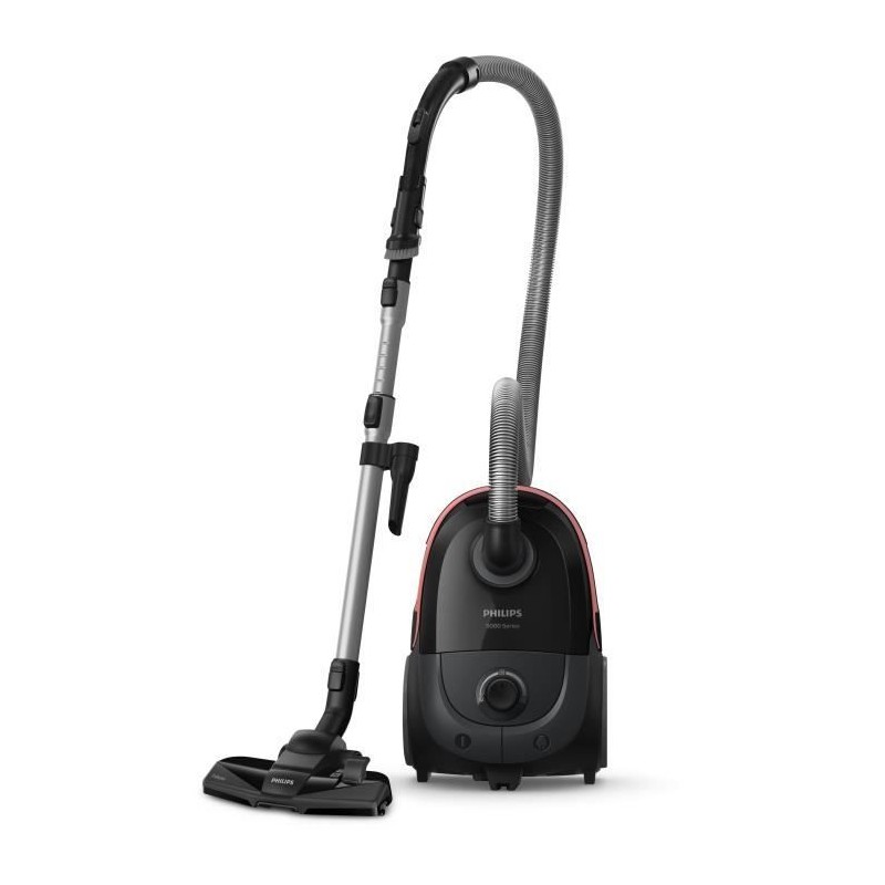 Aspirateur traineau avec sac - PHILIPS - XD5123/10 - 900 W - 4 L - Noi Aspirateur traineau avec sac - PHILIPS - XD5123/10 - 900 W - 4 L - Noi