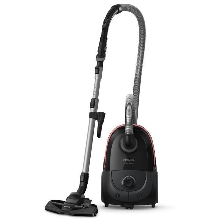 Aspirateur traineau avec sac - PHILIPS - XD5123/10 - 900 W - 4 L - Noir