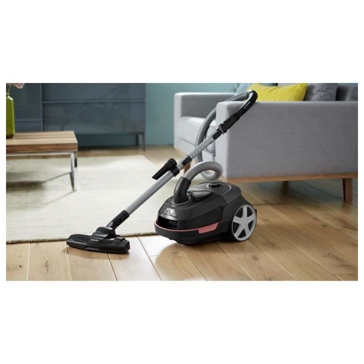 Aspirateur traineau avec sac - PHILIPS - XD5123/10 - 900 W - 4 L - Noir