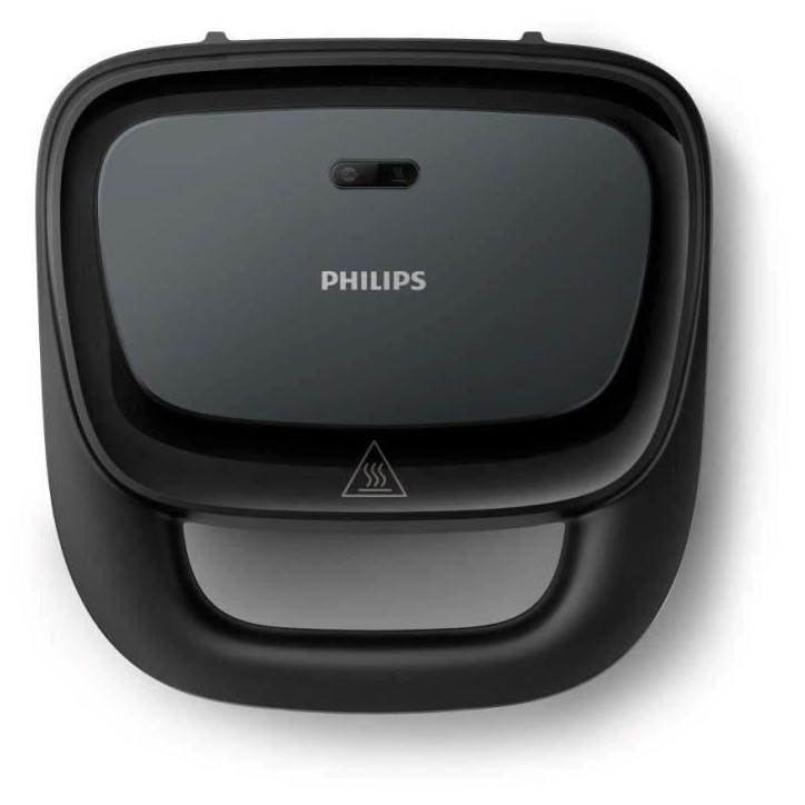 Appareil a croque-monsieur PHILIPS - HD2331/90 - Plaques triangulaires anti-adhésives - 750W Appareil a croque-monsieur PHILIPS - HD2331/90 - Plaques triangulaires anti-adhésives - 750W